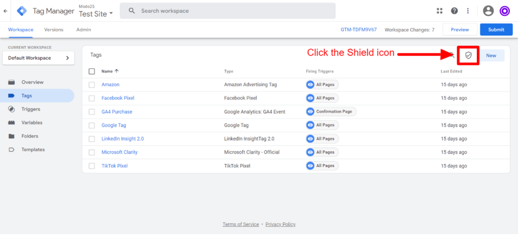 Step 6 Google Consent Mode v2 GTM